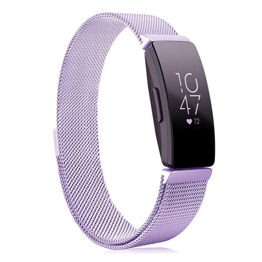 Super skøn Fitbit Inspire Metal Rem - Lilla#serie_4