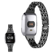 Tyylikäs Fitbit Versa Lite Metalli ja Strassit Ranneke