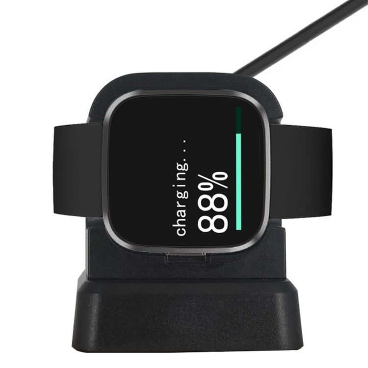 Plastik Fitbit Versa 2 USB Ladestation - Sort#serie_9