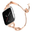 Fitbit Versa 2 / Fitbit Versa Lite Metalli ja Strassit Ranneke