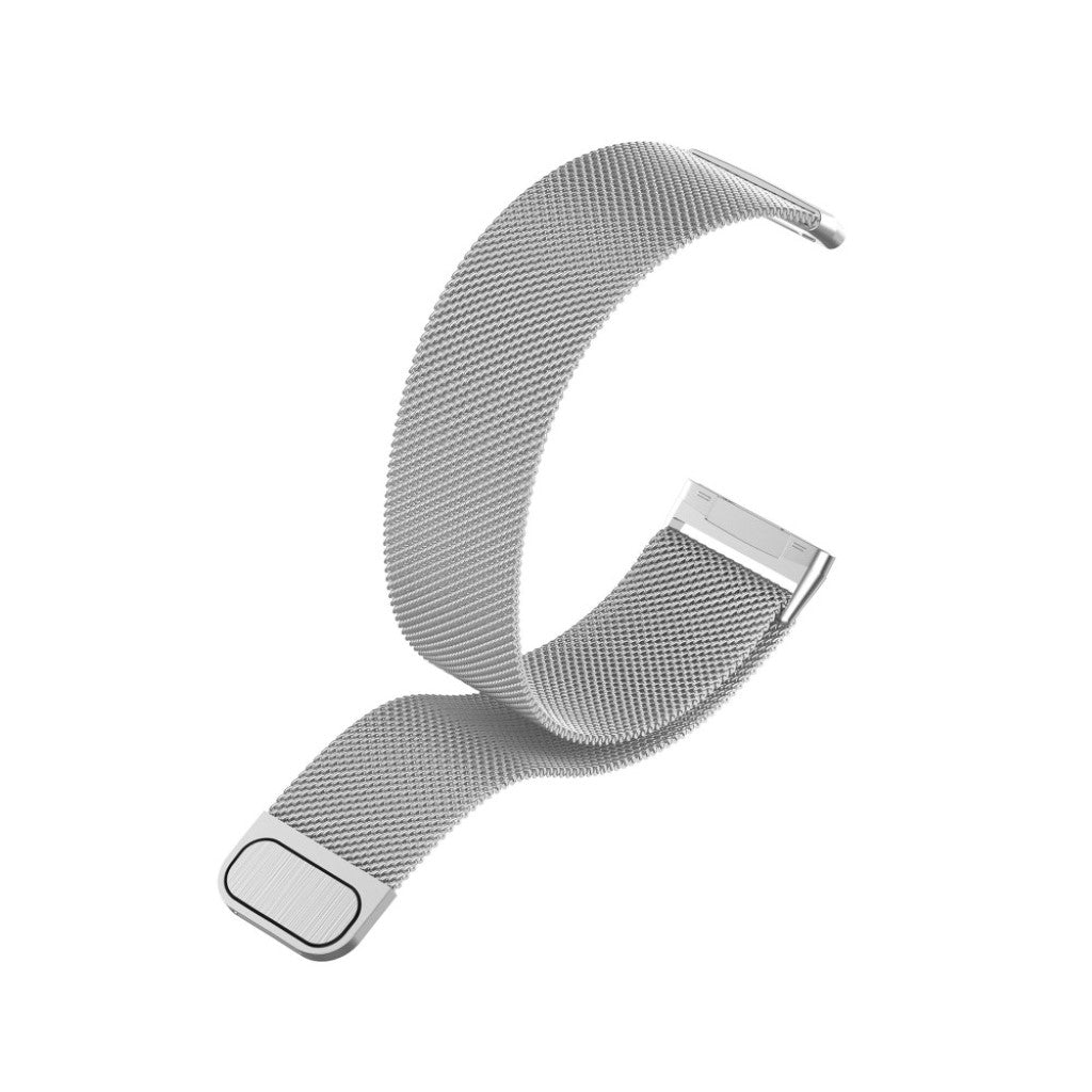 Super fint Fitbit Versa 3 / Fitbit Sense Metal Rem - Størrelse: S - Sølv#serie_3