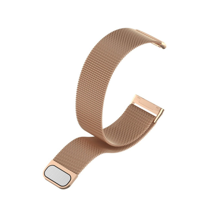Super fint Fitbit Versa 3 / Fitbit Sense Metal Rem - Størrelse: S - Pink#serie_6