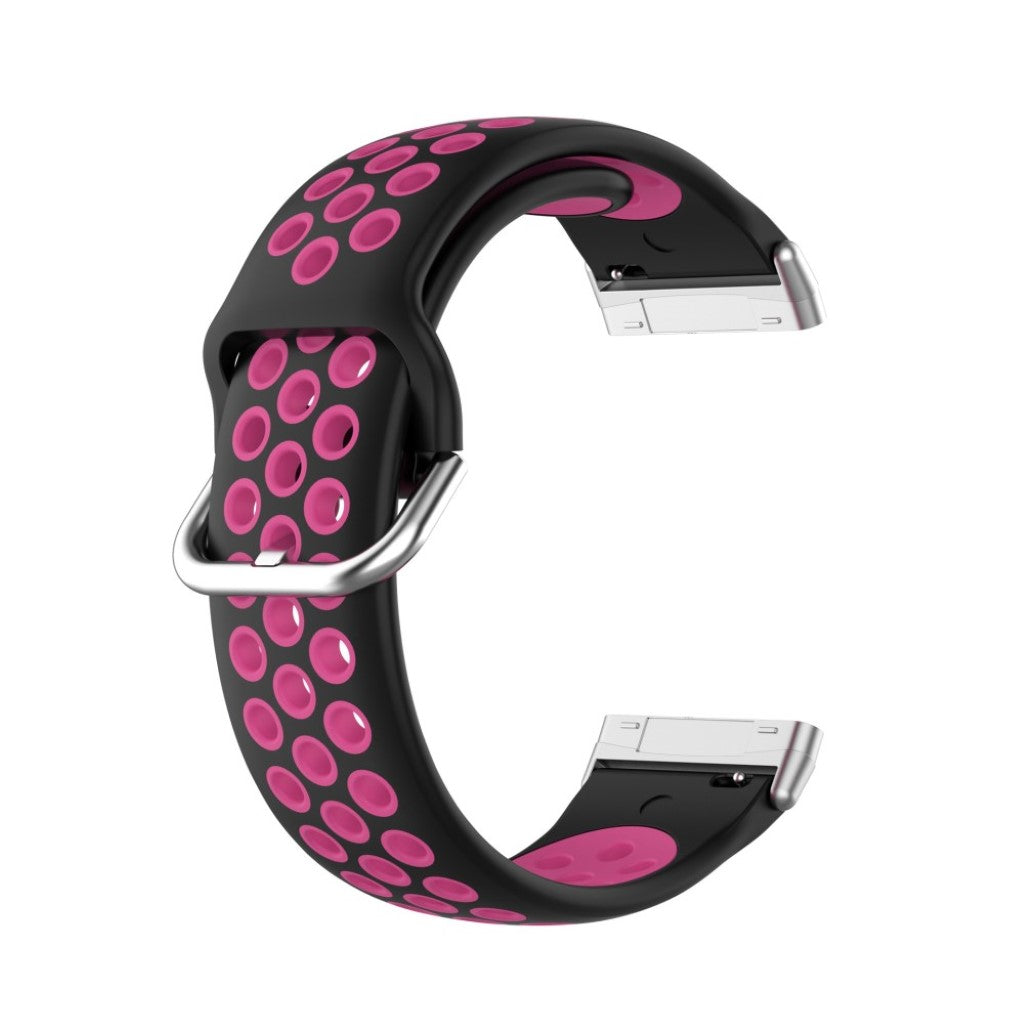 Mega fint Fitbit Versa 3 / Fitbit Sense Silikone Rem - Pink#serie_7