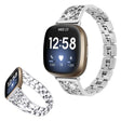 Fitbit Versa 3 / Fitbit Sense Metalli ja Strassit Ranneke