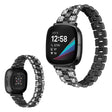 Fitbit Versa 3 / Fitbit Sense Metalli ja Strassit Ranneke