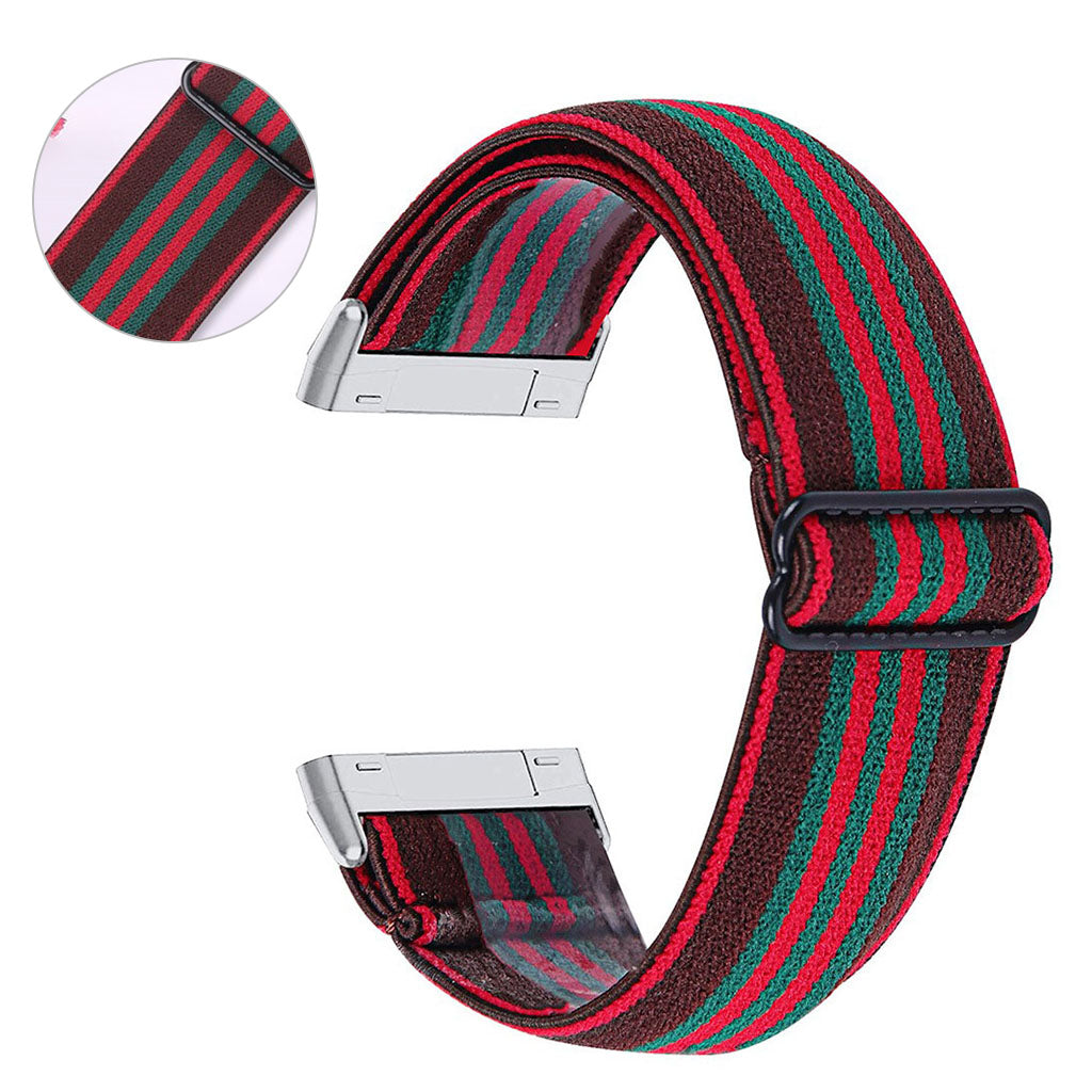 Mega smuk Fitbit Versa 3 Nylon Rem - Flerfarvet#serie_10