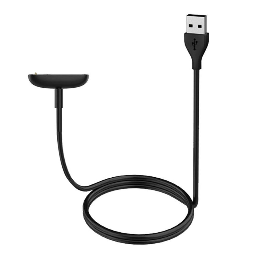1m Fitbit Luxe    USB Opladningskabel - Sort#serie_1