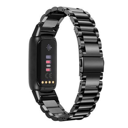 Rigtigt cool Fitbit Luxe Metal Rem - Sort#serie_1
