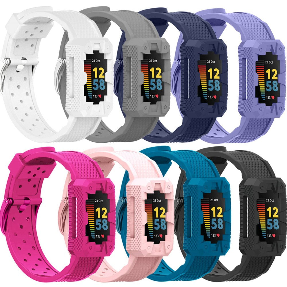 Fremragende Fitbit Charge 5 Silikone Urrem - Pink#serie_6