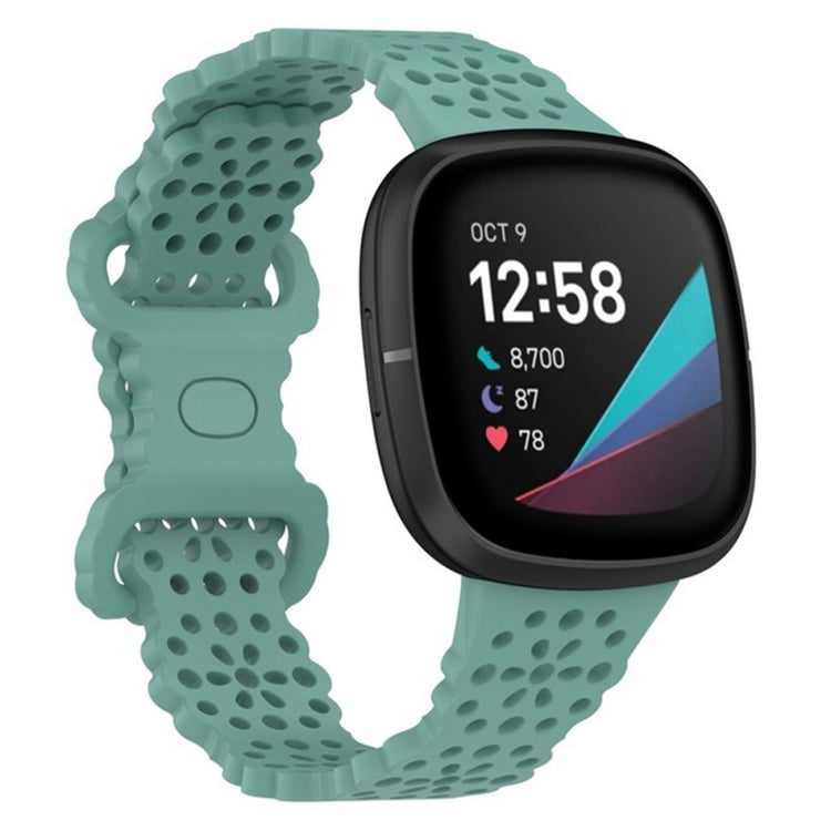 Mega sejt Universal Fitbit Silikone Rem - Størrelse: L - Grøn#serie_3