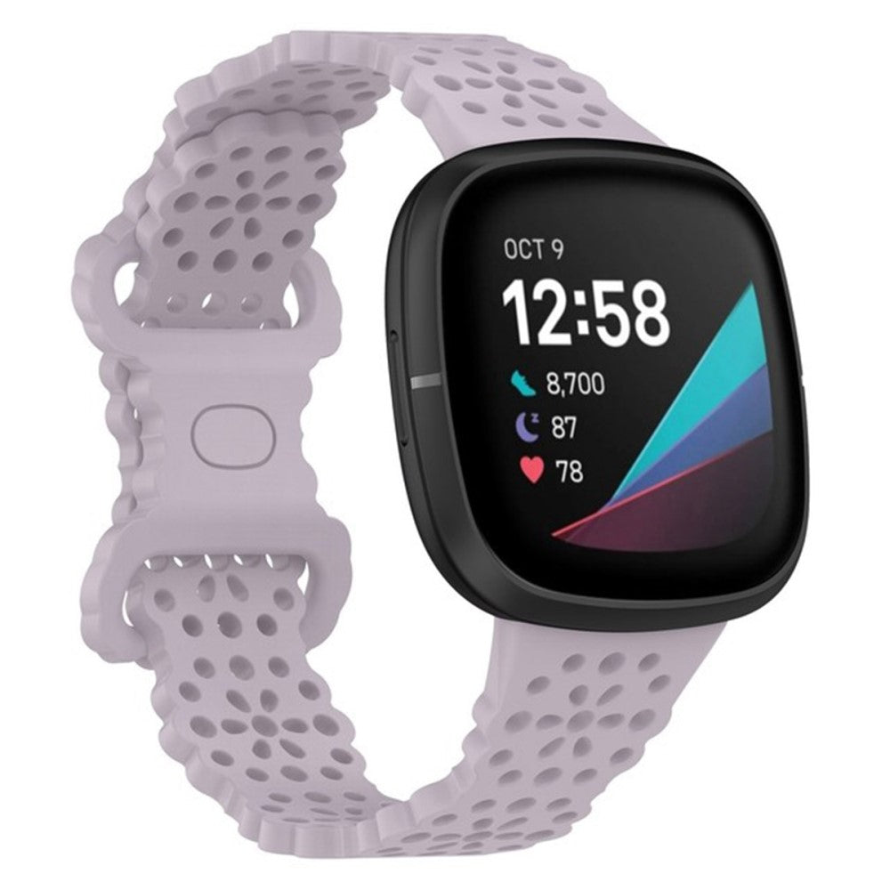 Mega sejt Universal Fitbit Silikone Rem - Størrelse: L - Lilla#serie_7