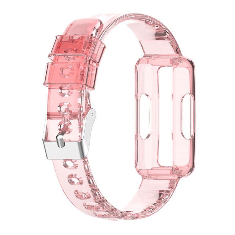 Rigtigt skøn Fitbit Inspire 3 Silikone Rem - Pink#serie_3