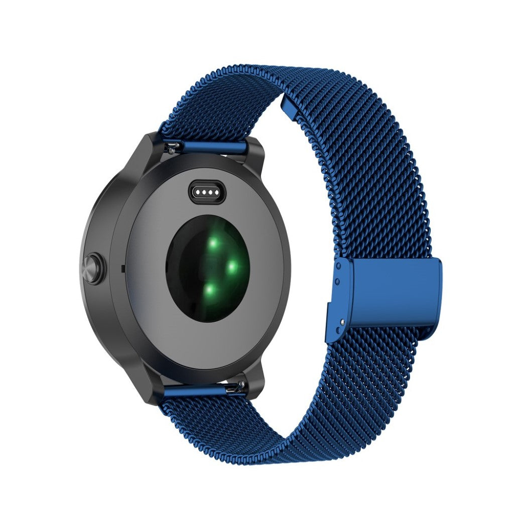 Rigtigt cool Universal Garmin Metal Rem - Blå#serie_4