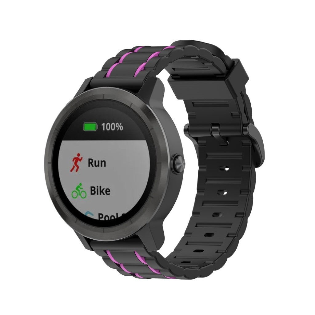 Rigtigt cool Universal Garmin Silikone Rem - Lilla#serie_6