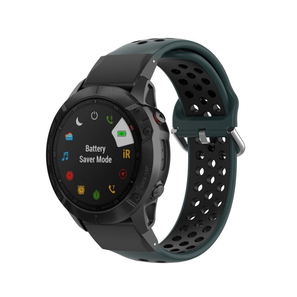 Godt Universal Garmin Silikone Rem - Grøn#serie_13