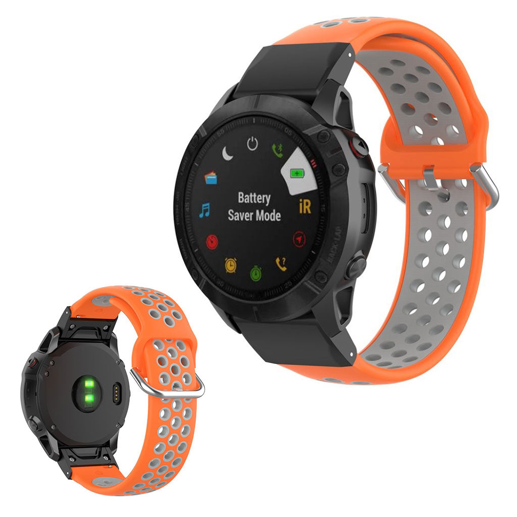 Godt Universal Garmin Silikone Rem - Orange#serie_9