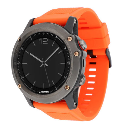 Rigtigt godt Garmin Fenix 5 Silikone Rem - Orange#serie_4