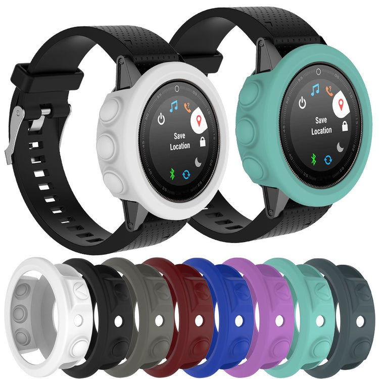 Garmin Fenix 5X  Silikone Bumper  - Rød#serie_4