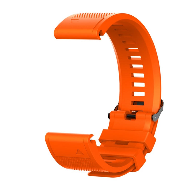 Super slidstærk Garmin Fenix 5S Silikone Rem - Orange#serie_7