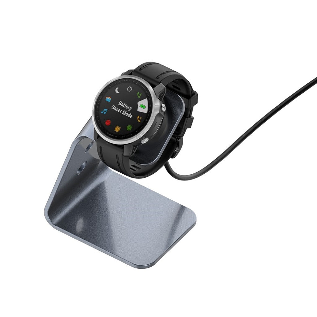 Metal Universal Garmin Ladestation - Sølv#serie_1