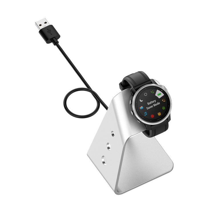 Metal Universal Garmin Ladestation - Sølv#serie_2