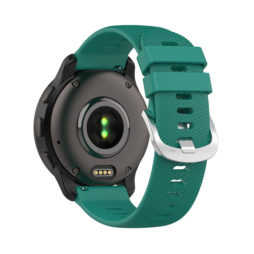 Meget slidstærk Universal Garmin Silikone Rem - Grøn#serie_4