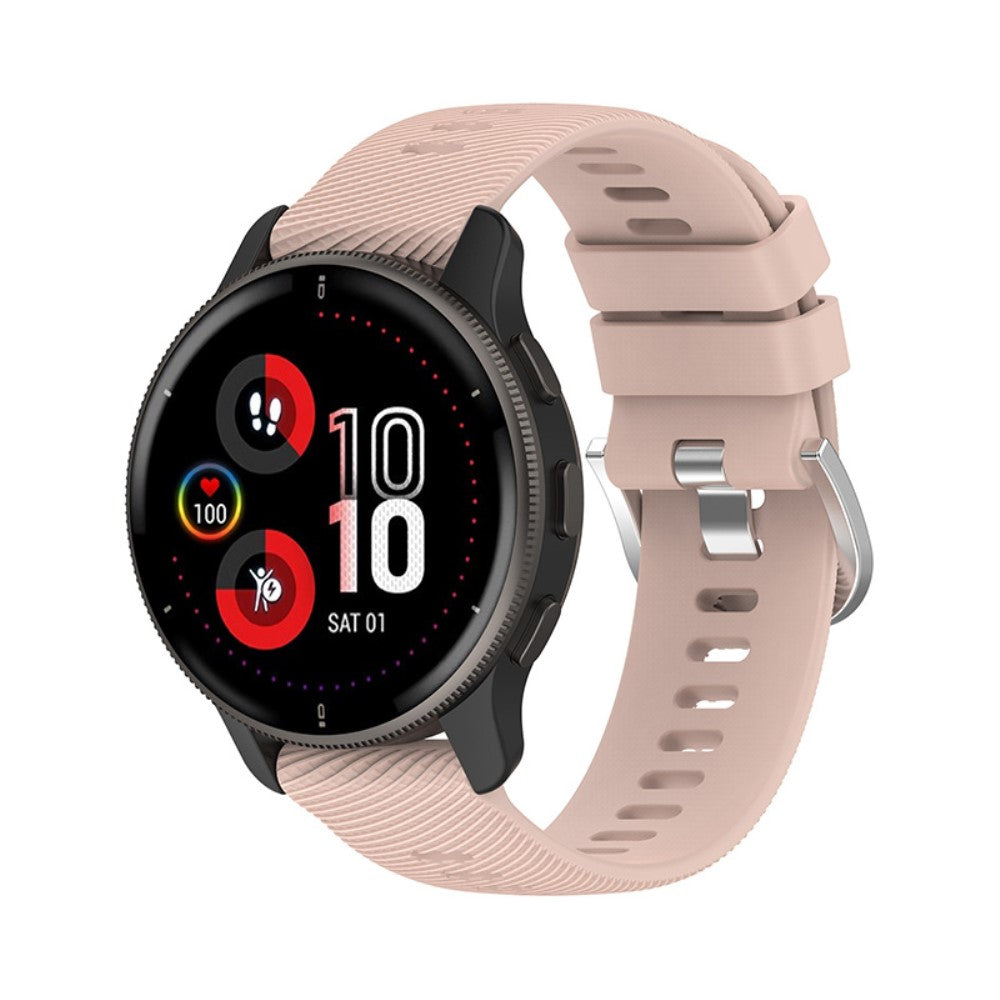 Meget slidstærk Universal Garmin Silikone Rem - Pink#serie_7