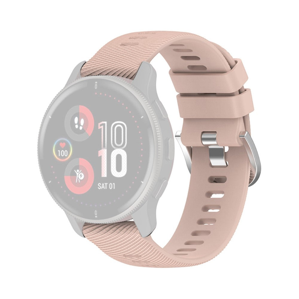 Meget slidstærk Universal Garmin Silikone Rem - Pink#serie_7