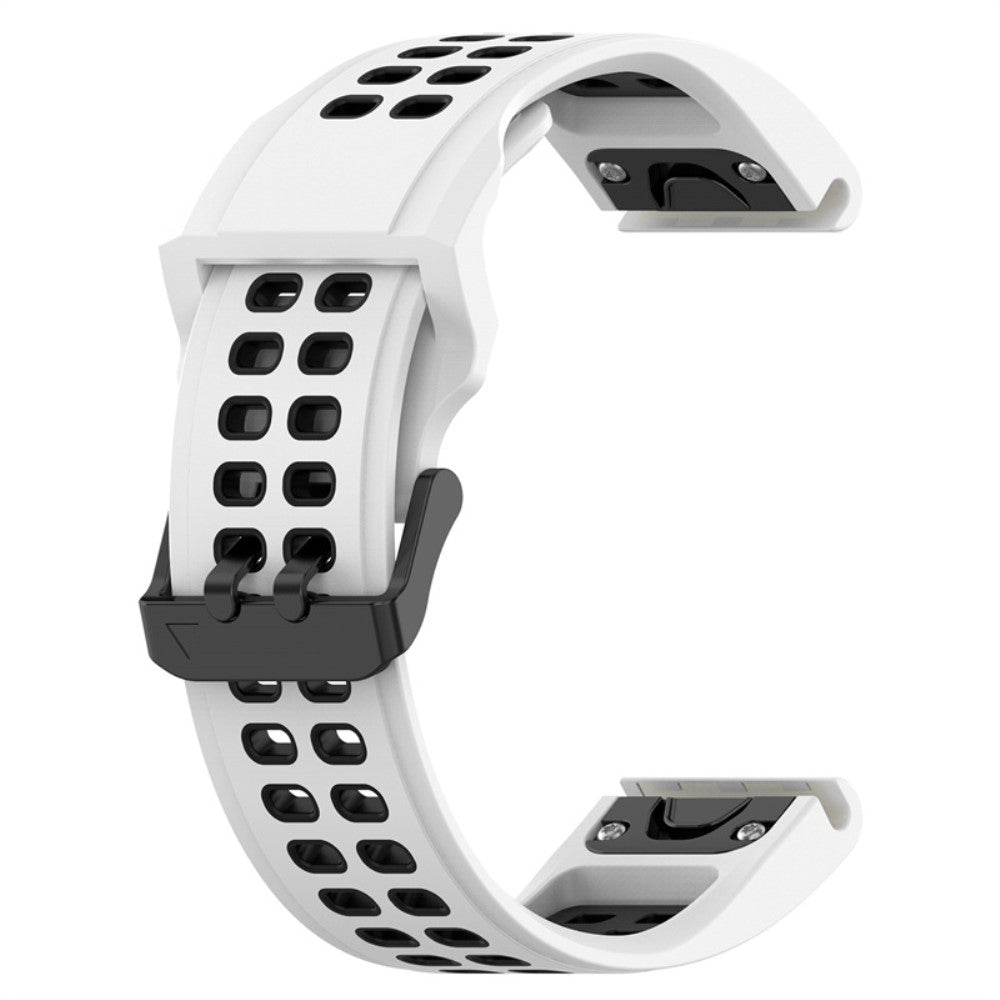 Slidstærk Universal Garmin Silikone Rem - Hvid#serie_1