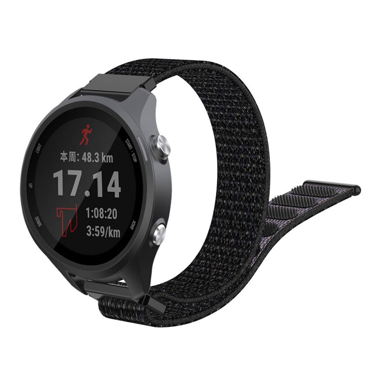 Helt vildt nydelig Garmin Forerunner 245 Nylon Rem - Sort#serie_1