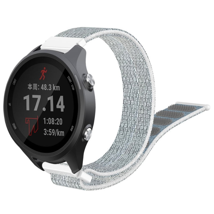 Helt vildt nydelig Garmin Forerunner 245 Nylon Rem - Sølv#serie_2