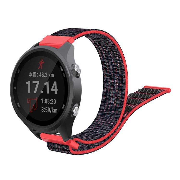 Helt vildt nydelig Garmin Forerunner 245 Nylon Rem - Sort#serie_3