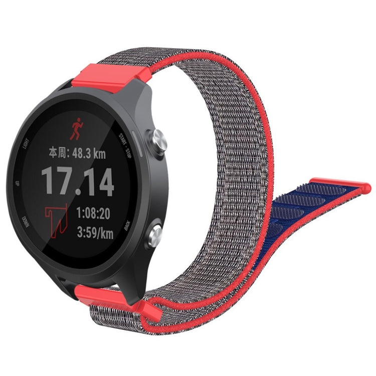 Helt vildt nydelig Garmin Forerunner 245 Nylon Rem - Rød#serie_4