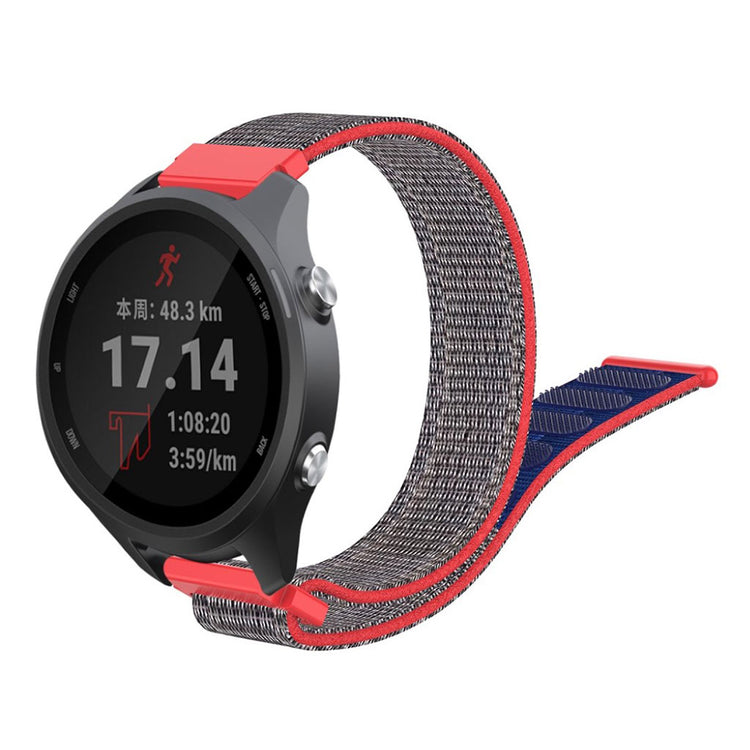 Helt vildt nydelig Garmin Forerunner 245 Nylon Rem - Rød#serie_4