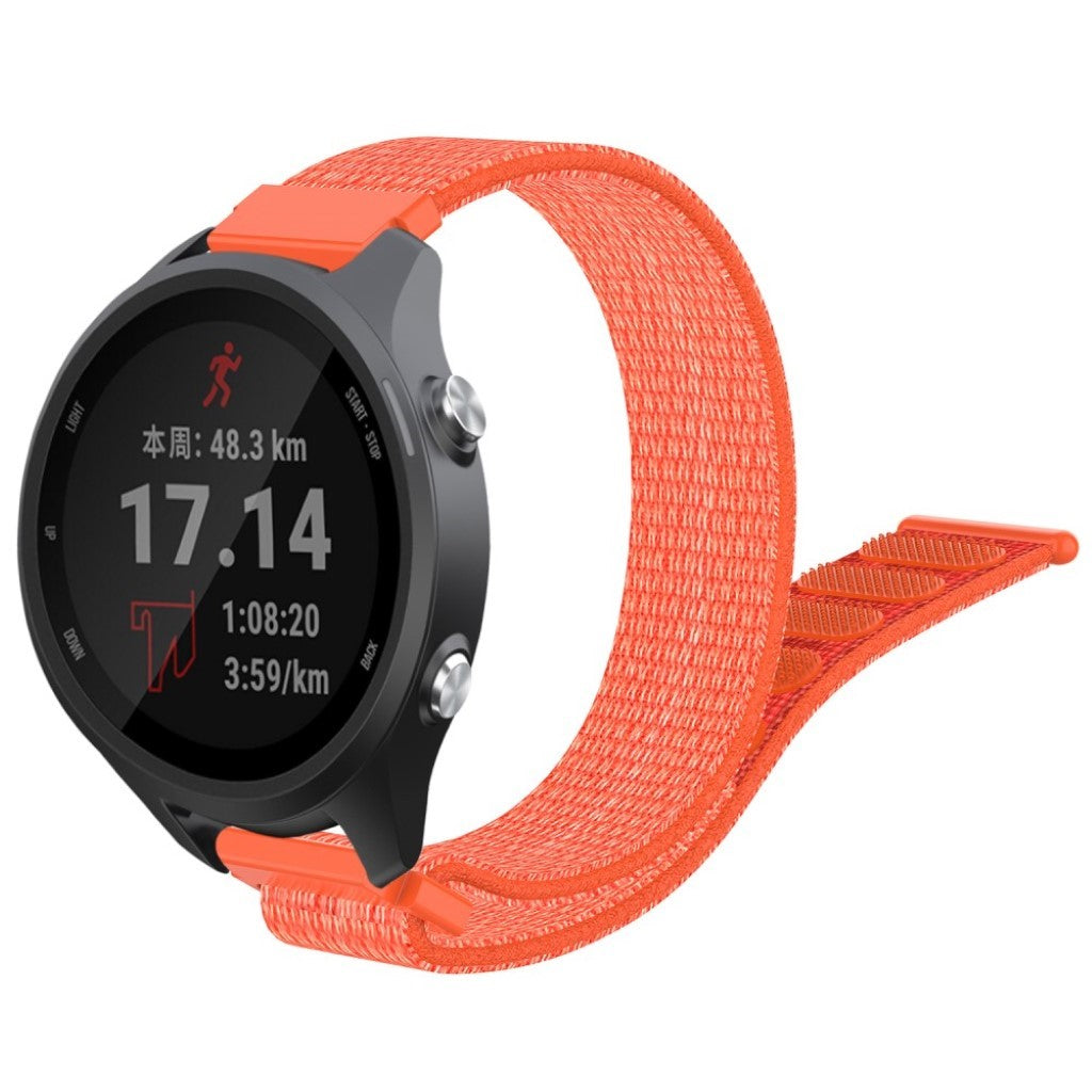 Helt vildt nydelig Garmin Forerunner 245 Nylon Rem - Orange#serie_6