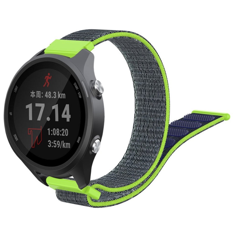 Helt vildt nydelig Garmin Forerunner 245 Nylon Rem - Grøn#serie_7