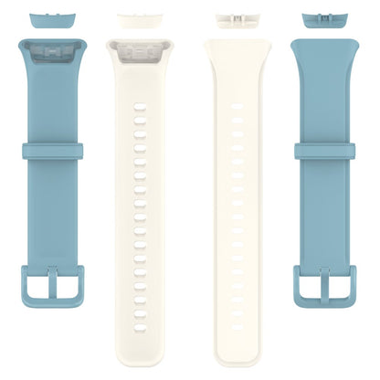 Rigtigt fed Oppo Band 2 Silikone Rem - Hvid#serie_10