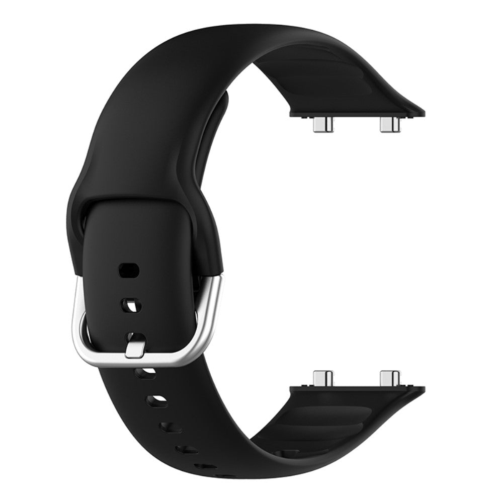 Super holdbart Oppo Watch 2 (42mm) Silikone Rem - Sort#serie_1