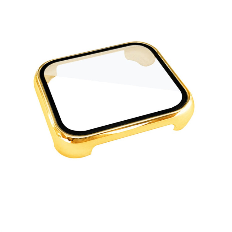 Super Flot Oppo Watch 2 (46mm) Cover med Skærmbeskytter i Plastik og Hærdet Glas - Guld#serie_2