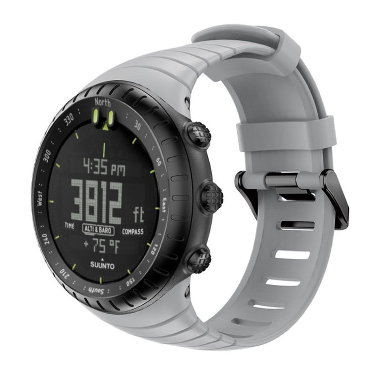 Alle tiders Suunto Core Silikone Rem - Sølv#serie_6