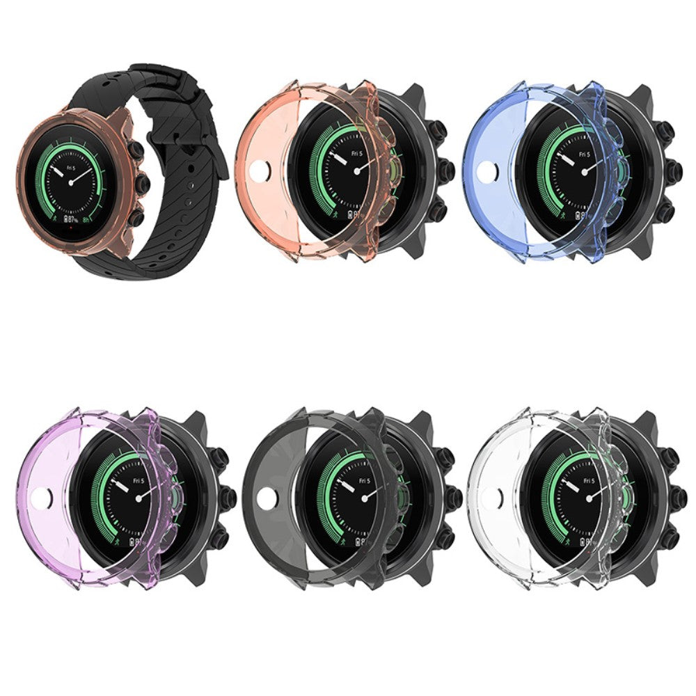 Universal Suunto Gennemsigtig Silikone Bumper  - Lilla#serie_1