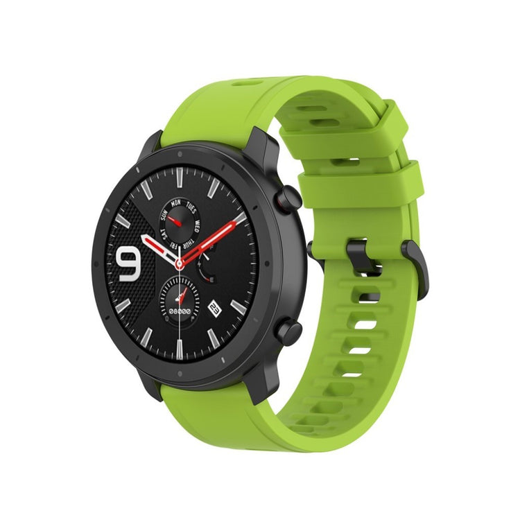 Vildt godt Amazfit GTR 47mm Silikone Rem - Grøn#serie_6