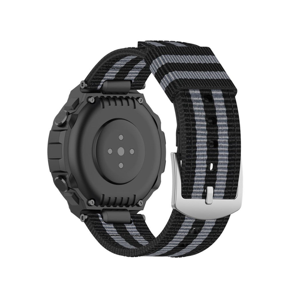 Kønt Amazfit T-Rex Nylon Rem - Sort#serie_3