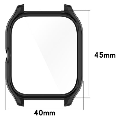 Rigtigt Flot Amazfit GTS 4 Cover med Skærmbeskytter i Plastik og Hærdet Glas - Pink#serie_5