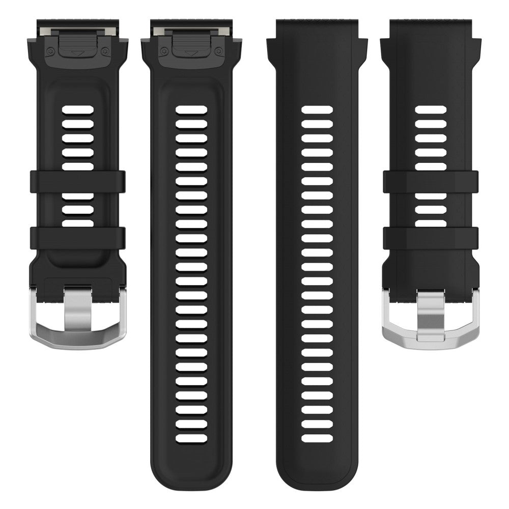 Helt Vildt Godt Silikone Universal Rem passer til Smartwatch - Sort#serie_1