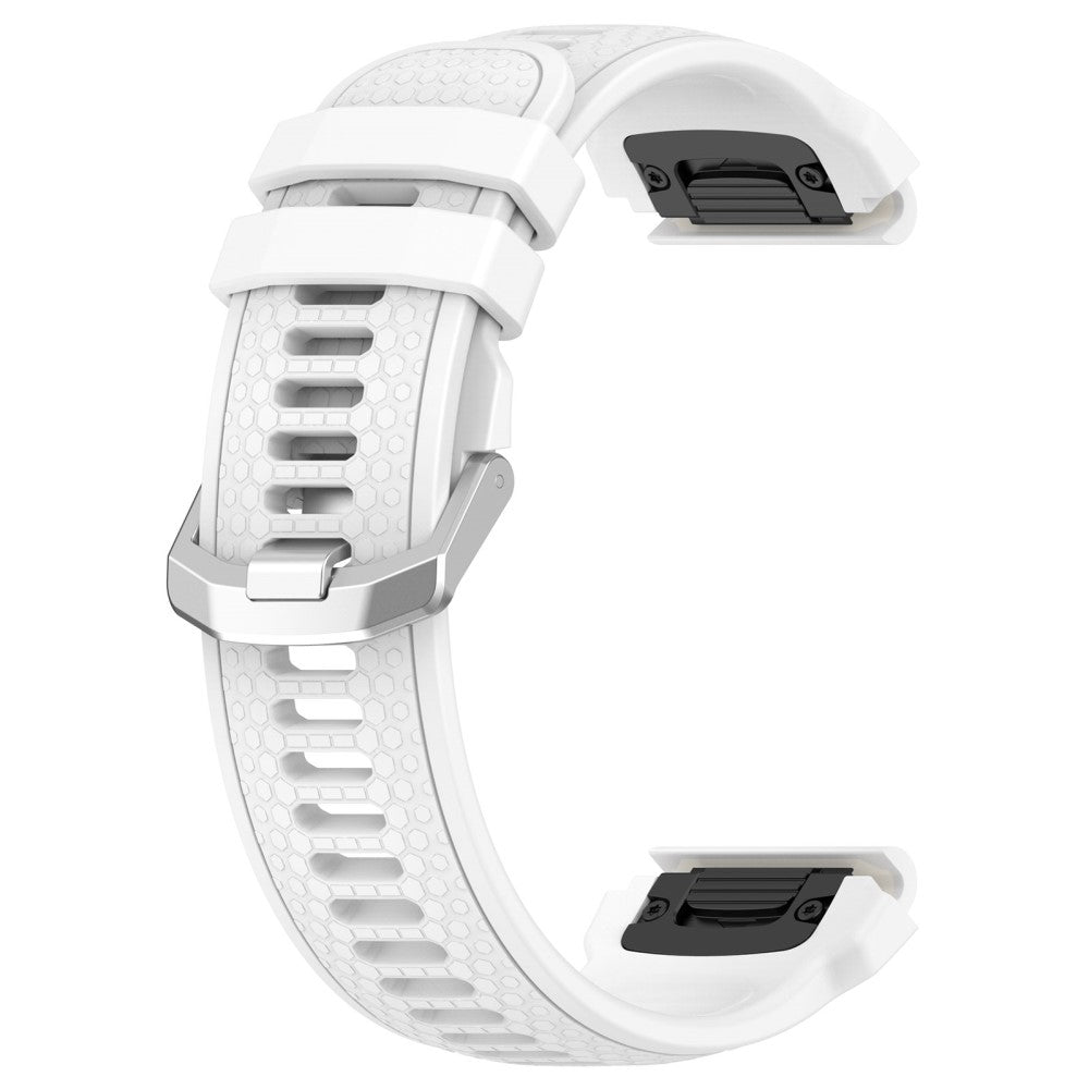 Helt Vildt Godt Silikone Universal Rem passer til Smartwatch - Hvid#serie_2