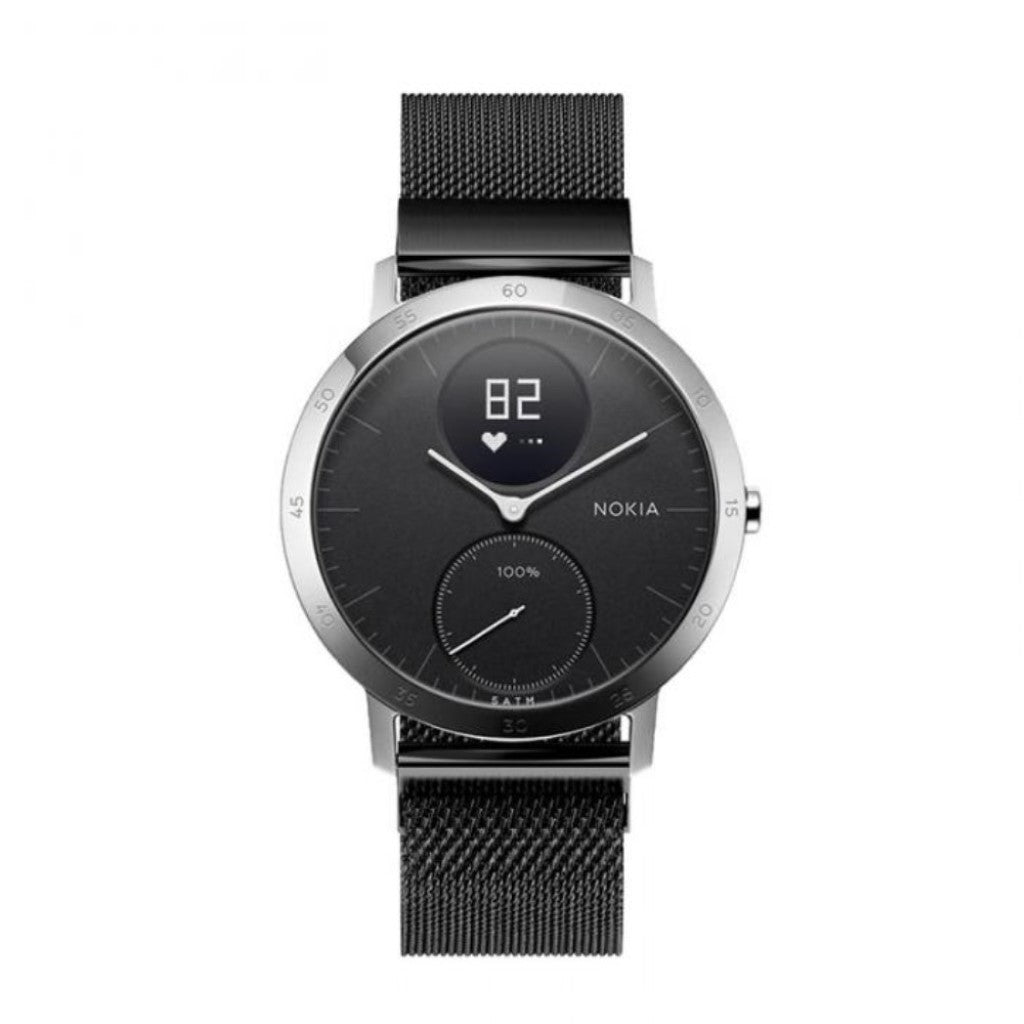 Fremragende Withings Steel HR (36mm) Silikone Rem - Sort#serie_2