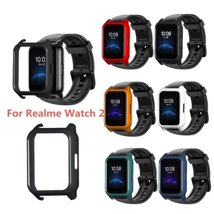 Realme Watch 2 Enkel Plastik Bumper  - Blå#serie_1