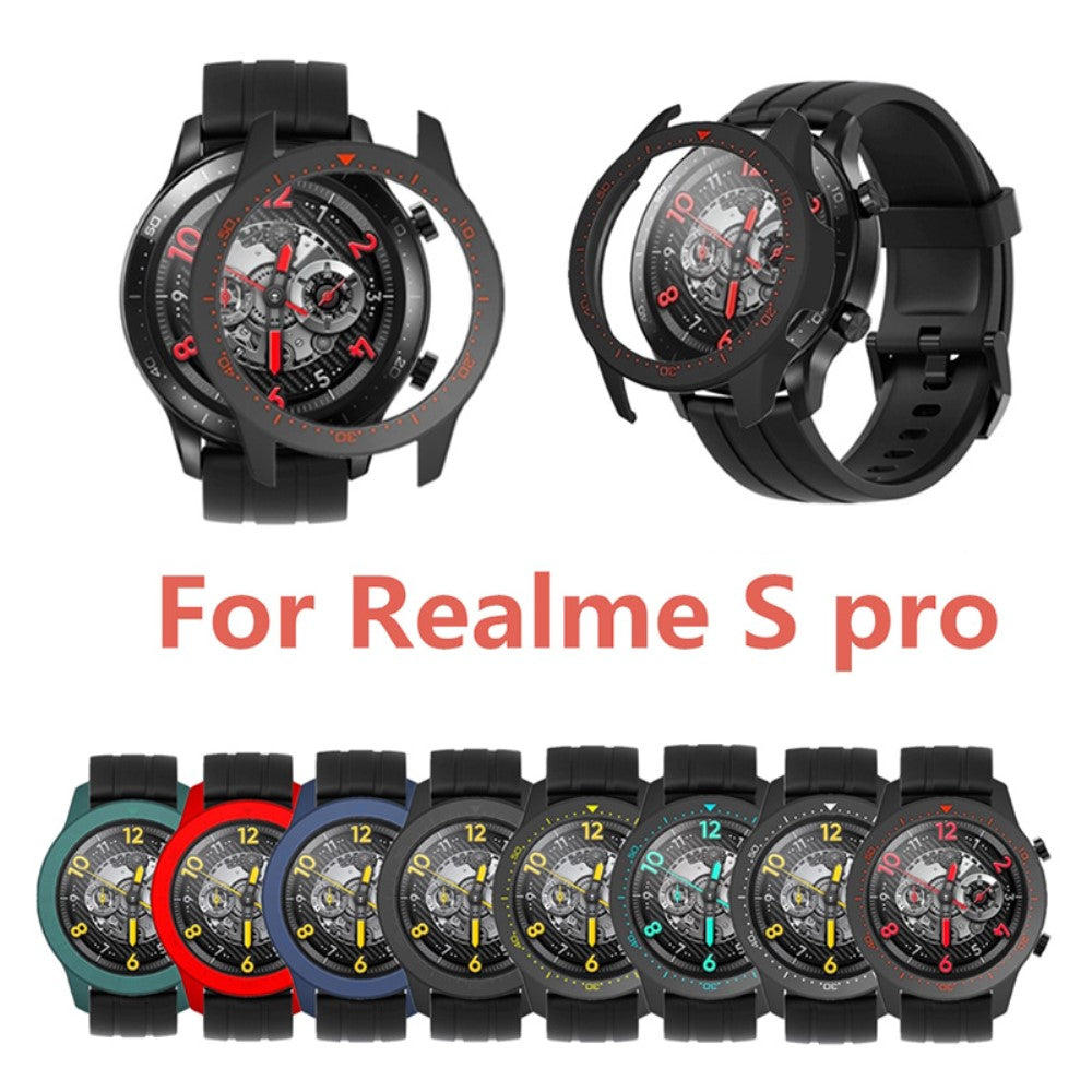 Realme Watch S Pro  Plastik Bumper  - Sort#serie_3