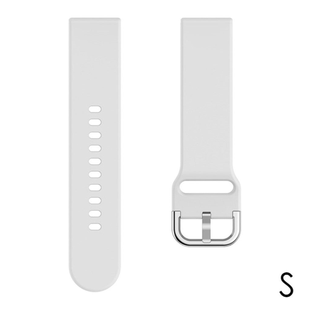 Rigtigt pænt Haylou SmartWatch Silikone Rem - Størrelse: S - Hvid#serie_1